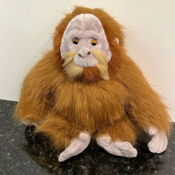 Webkinz Ganz Orangutan Monkey Ape Plush Stuffed Animal 12 Inch - Picture 1 of 9